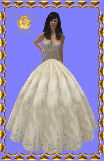 SPARKLE GOWN COCONUT