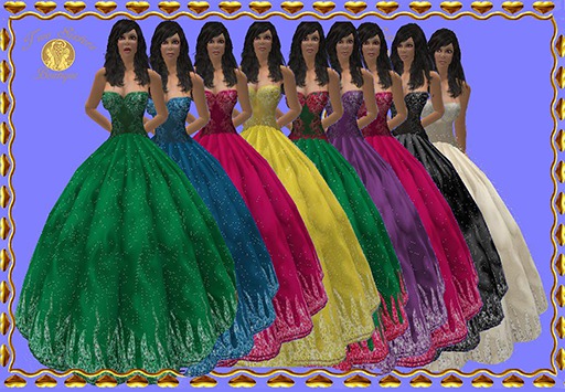 Sparkle Gowns With Clothes Closet