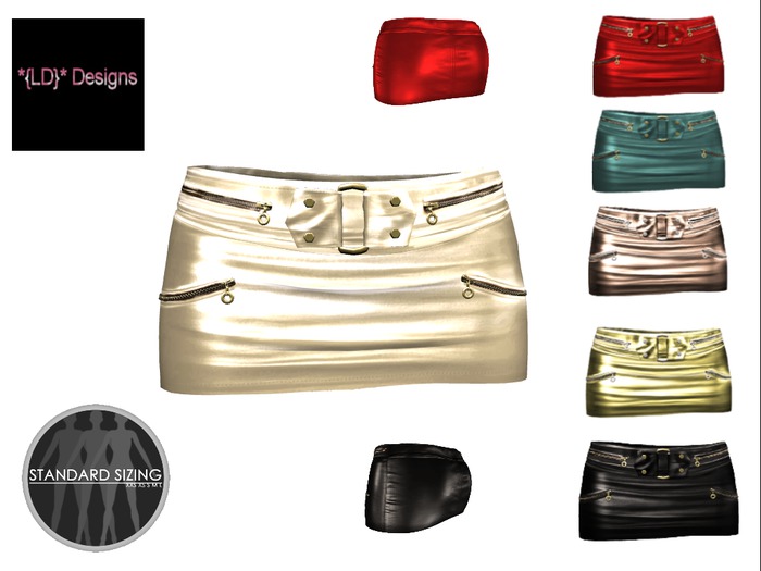 *{LD}* Mini Leather Skirt - Set 2
