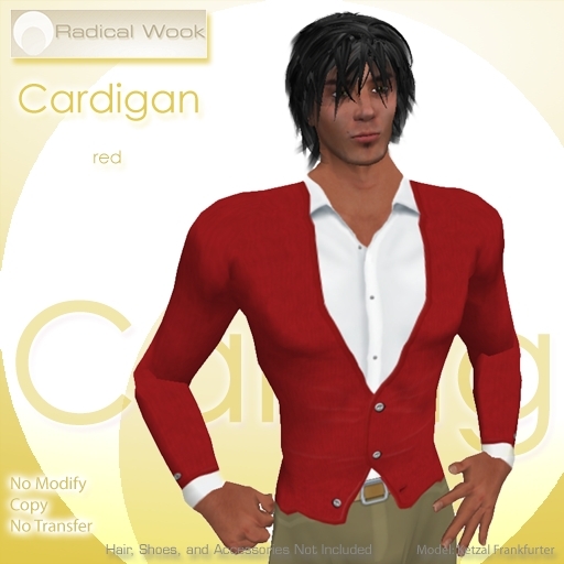 Cardigan in Red [RW]