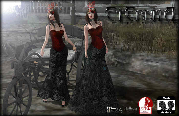 EtErnitA Gothic Gown Deathly Hollow  (Boxed)