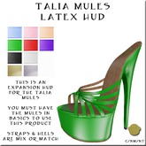 BM Talia Mules Latex HUD