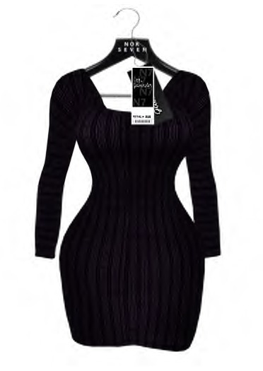 .::: Nor Seven :::. Mag Ribbed Dress - Plum