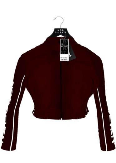 .::: Nor Seven :::. Allyson N7 Track Jacket - Oxblood