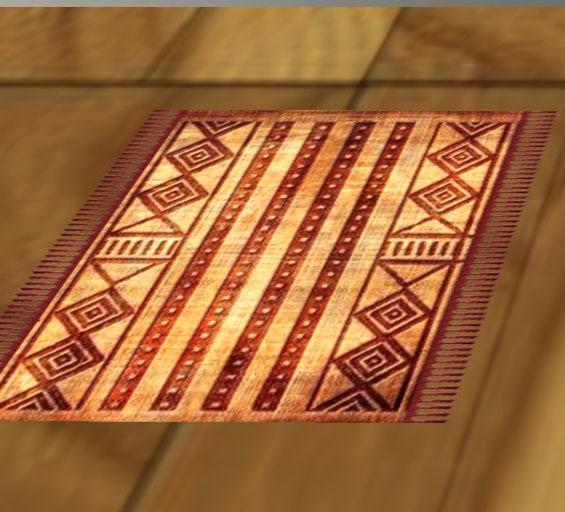 African textile Rug