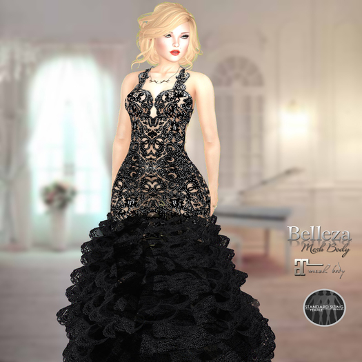 -Aura-Design Asteria  Flexi skirt  Black