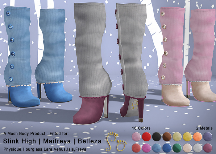 Slipper - Nina Boots Fat Pack