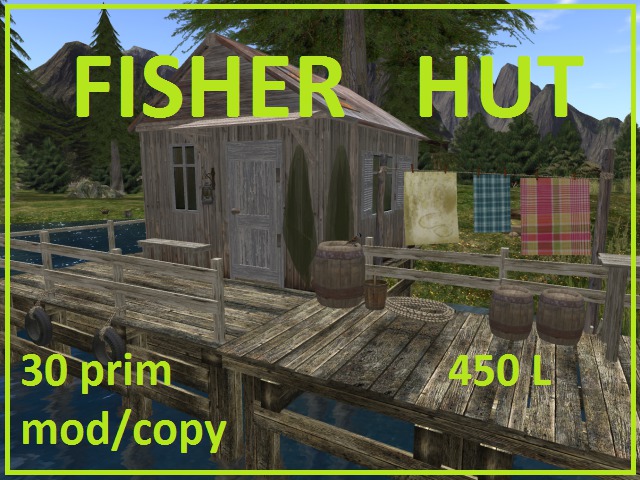 FISHER HUT, boxed