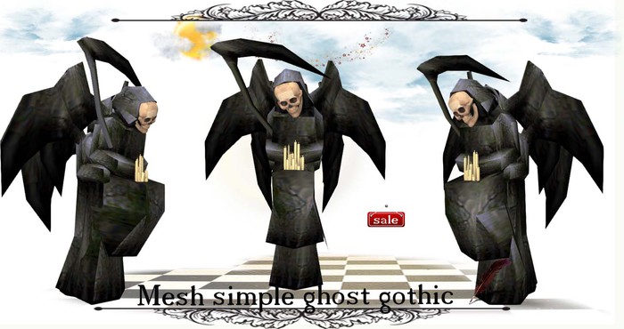 Mesh simple ghost gothic ( copy & modify)