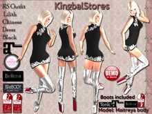 KS OUTFIT LILITH CHINESE DRESS&BOOTS