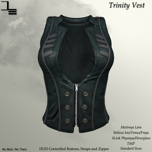 DE Designs - Trinity Vest - Blue