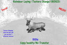Reindeer Laying (Texture Change)(BOXED)