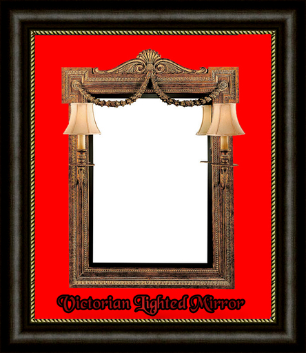 {T~N~T}Victorian Lighted MIrror
