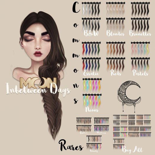 Moon. Hair // - Neons - Inbetween Days