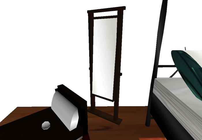 Modern Sophistication Standing Mirror