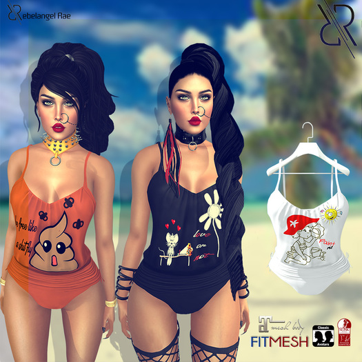 Pixra Alcapone Beach Outfit White Paint Me