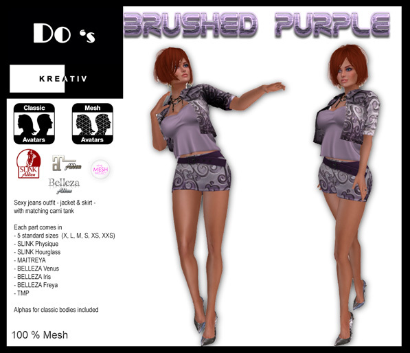.:Do's:. Brushed Purple Outfit