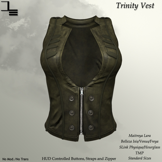 DE Designs - Trinity Vest - Forest