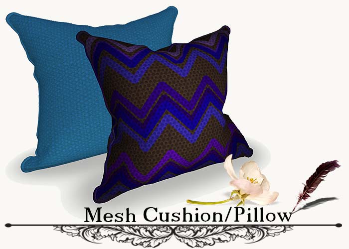 *Mesh Cushion/Pillow (modify and trasfert) YV 84