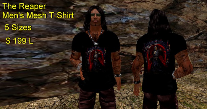 The Reaper Mens Mesh T-shirts