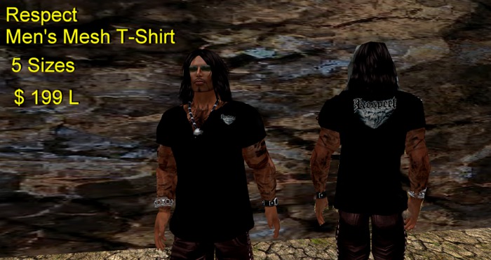 Respect Mens Mesh T-Shirts