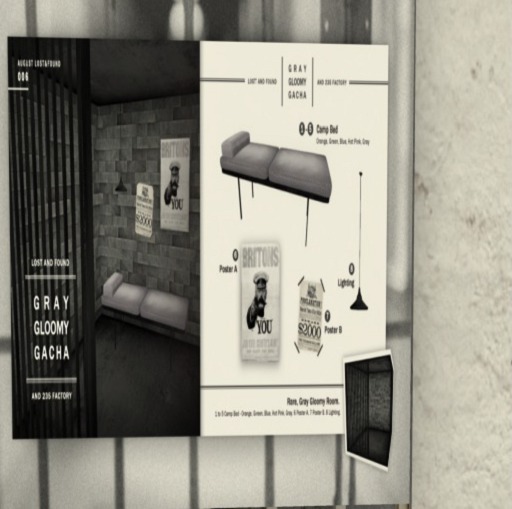 [235] Gray Gloomy Gacha 6, Poster A