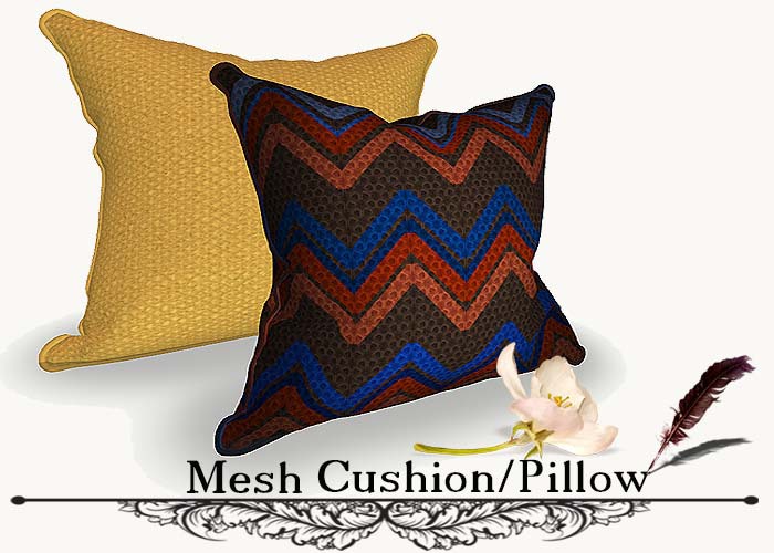 *Mesh Cushion/Pillow (modify and trasfert) YV 89