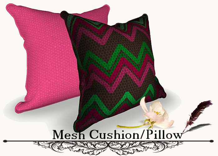 *Mesh Cushion/Pillow (modify and trasfert) YV 92