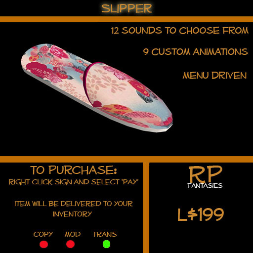 *RPF* Slipper Boxed