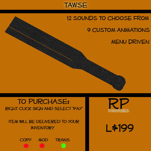 *RPF* The Tawse Boxed