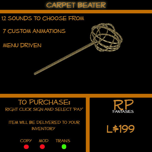 *RPF* Carpet Beater Boxed