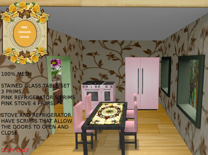 ~TCD~ Mesh Kichen Doll House Furniture Set