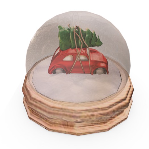 dust bunny . snow globe