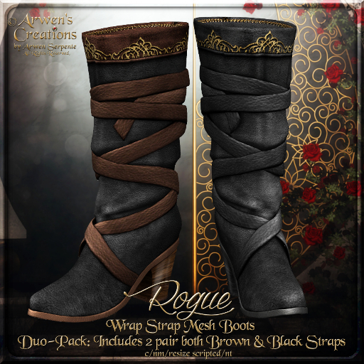 Rogue Wrap Strap Mesh Boots 