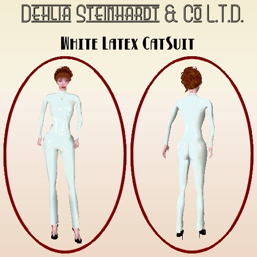 `07 Latex White CatSuit