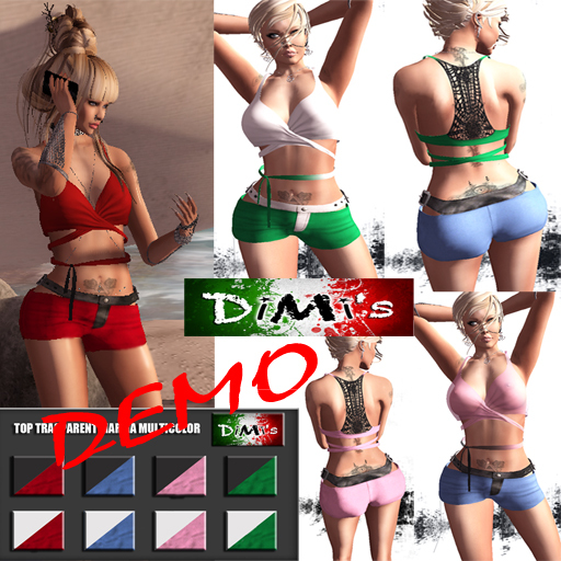 DiMi -  Top and Short Marzia All Colors (DEMO)
