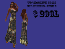FD_*P2* Spaghetti Cross Strap Dress
