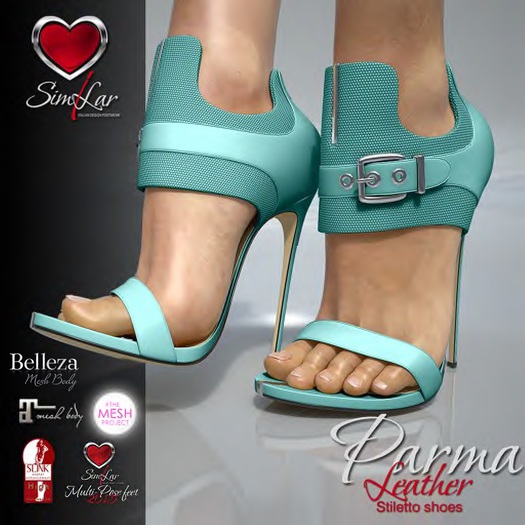 Similar Palma Shoes Leather Aqua