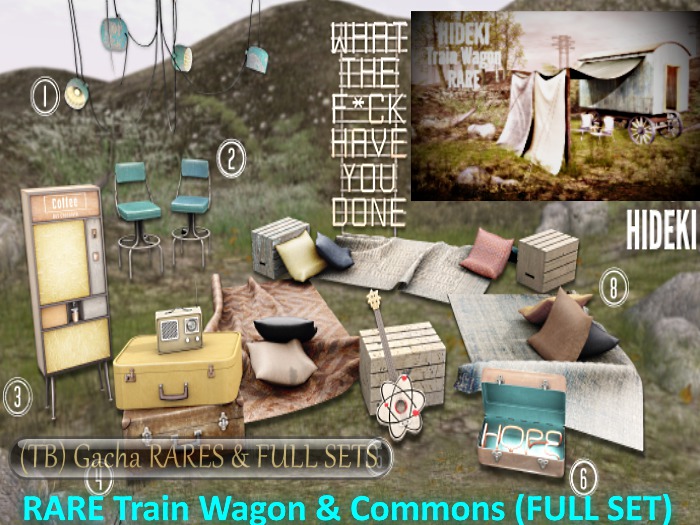 HIDEKI - Train Wagon (FULL SET)