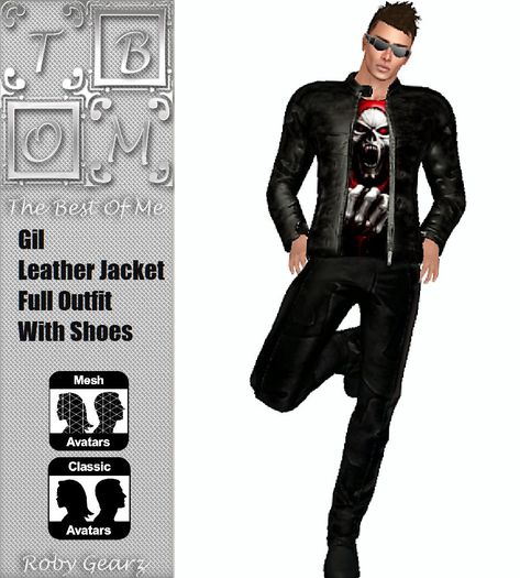 Gil Leather Jacket Full Outfit