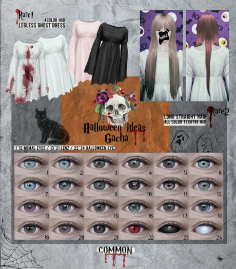 AMITOMO / Halloween ideas GACHA / XS / 1 RARE