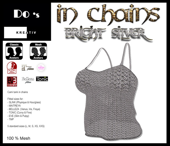 .:Do's:. In Chains  BRIGHT SILVER  DEMO