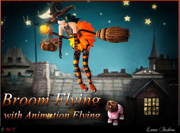 -Lamu Fashion-Broom Flying with Animation