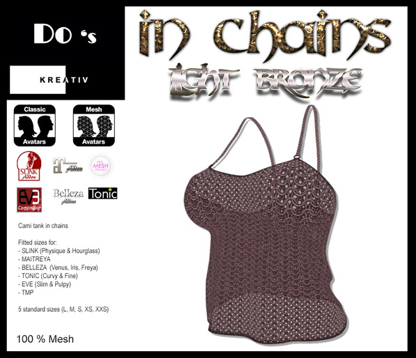.:Do's:. In Chains  LIGHT BRONZE