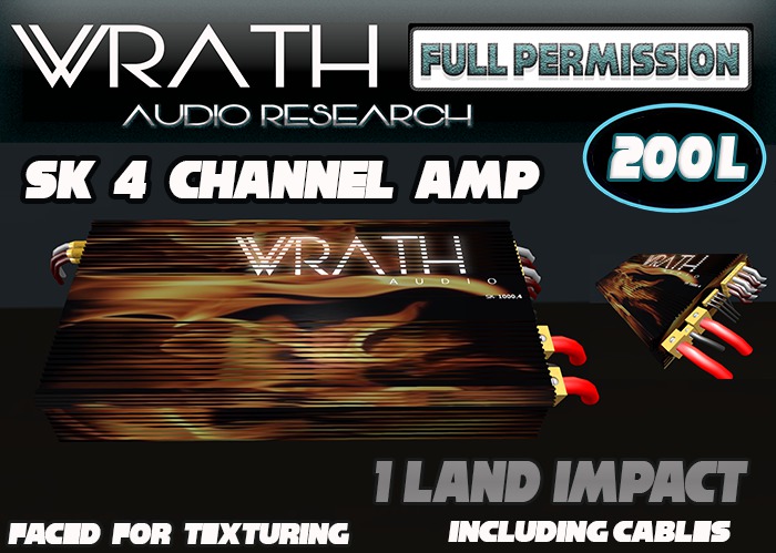 WRATH SK 1000x4 Amplifier Full Perm