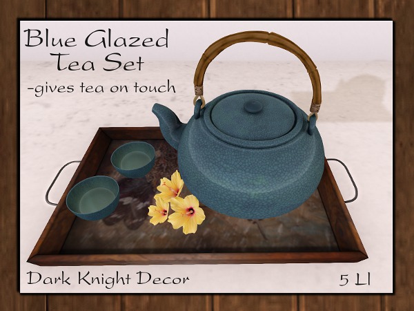 DKD - Blue Glazed Tea Set