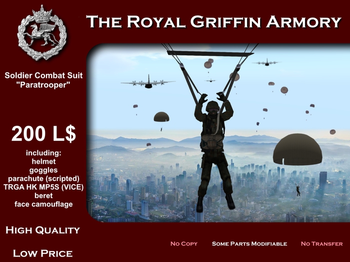 Griffin Combat Suit "Paratrooper"