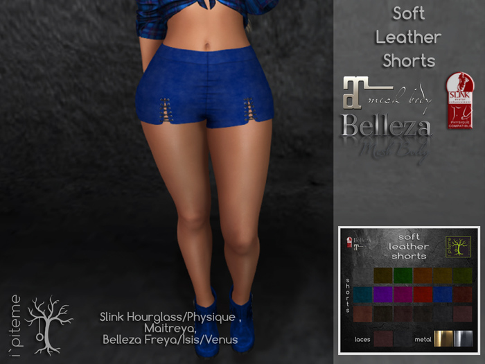 ~i~ Soft Leather Shorts (Add Me)