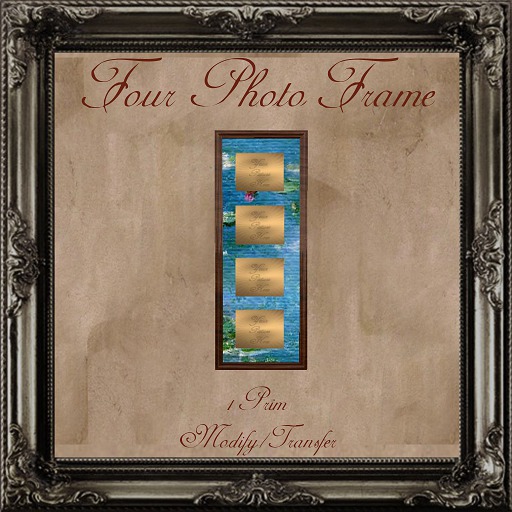 GFY-Four Photo Frame Waterlillies {Rezz Me}