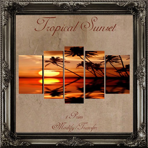GFY-Tropical Sunset Art Deco {Rezz Me}